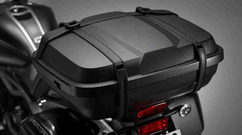 O bau para moto e indicado para quem busca praticidade e s