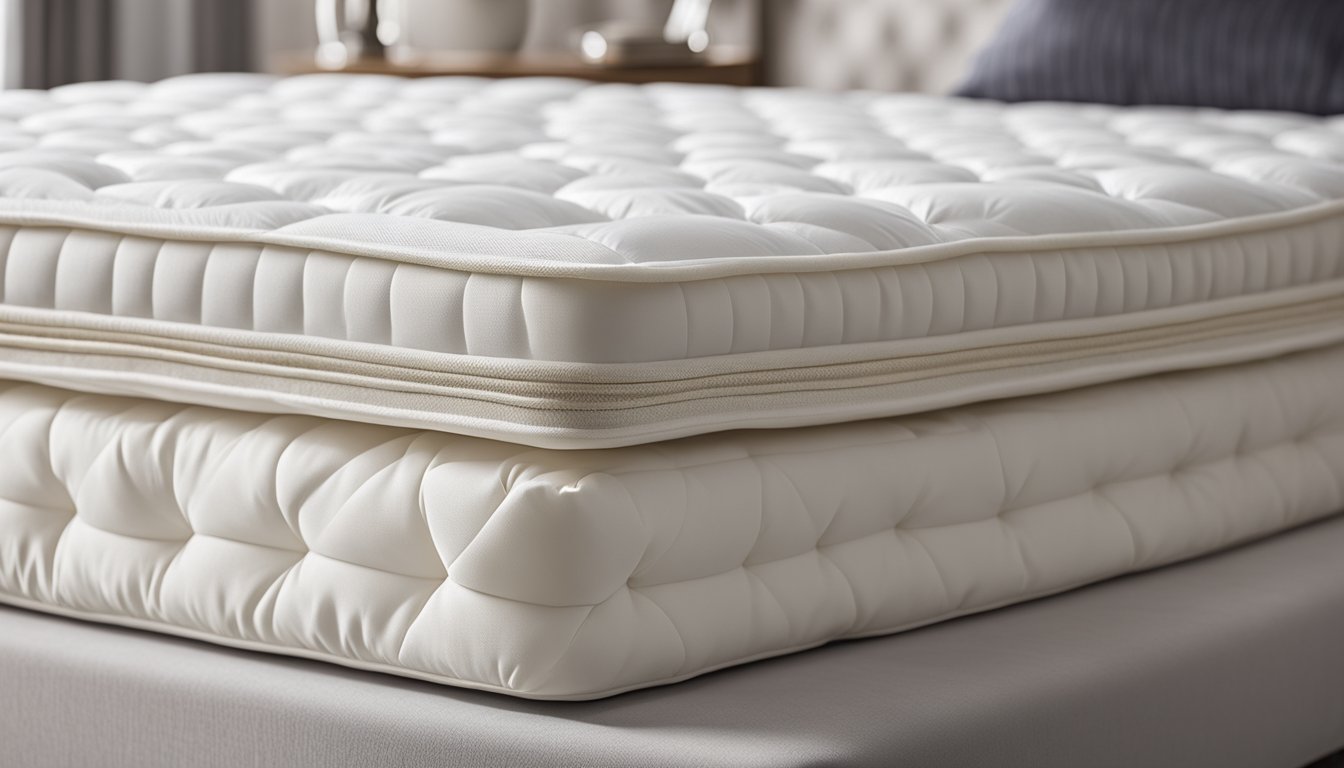 A side-by-side comparison of different prices for a double pillow top mattress topper
