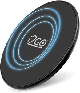 Carregador Sem Fio Fast Charge I2GO 10W Chumbo I2GO PRO Preto