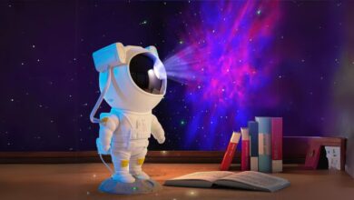 Comprar Projetor Astronauta estrelas galaxia nebulosa