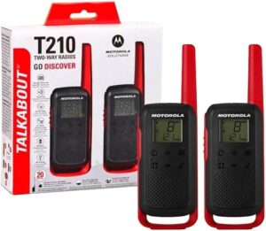 Radio Comunicador Talkabout 32km T210BR Vermelho