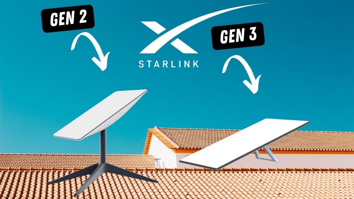 Starlink de 2a e 3a geracao Qual a melhor 1