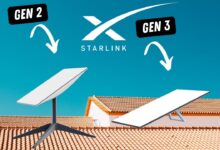 Starlink de 2a e 3a geracao Qual a melhor 1