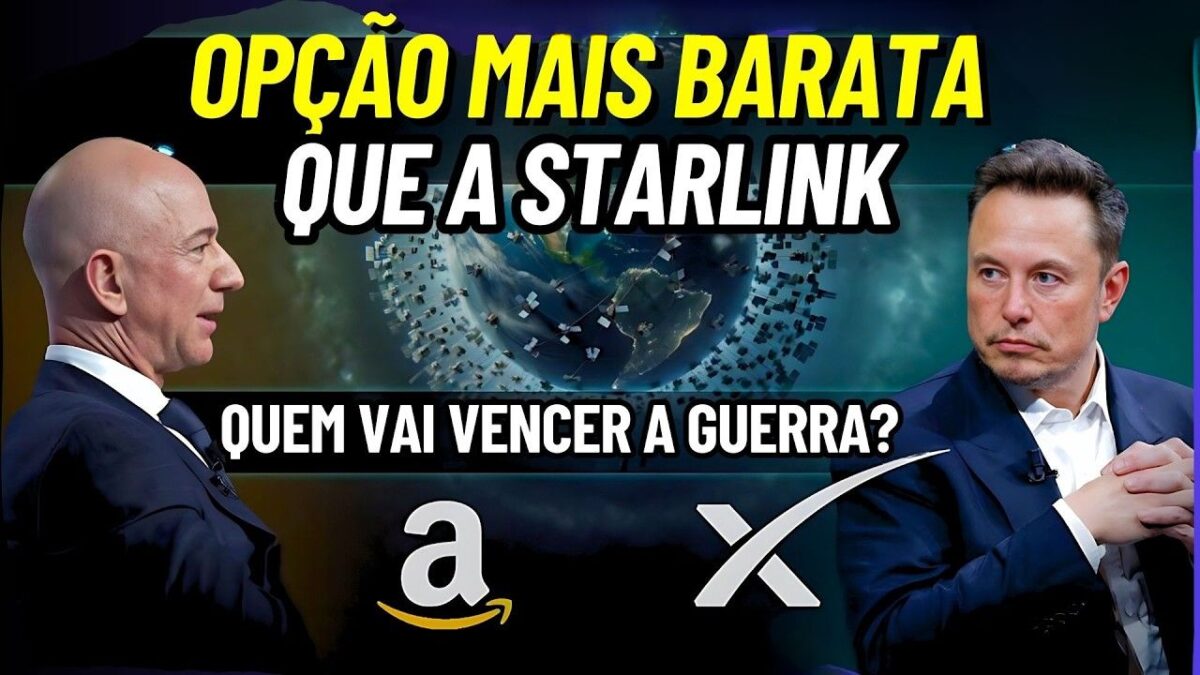 Concorrente da starlink Amazon e Sky anunciam internet via satelite no Brasil