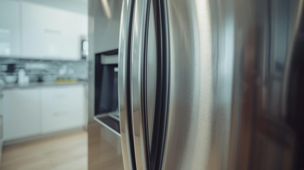 Geladeira com Porta de inox 1