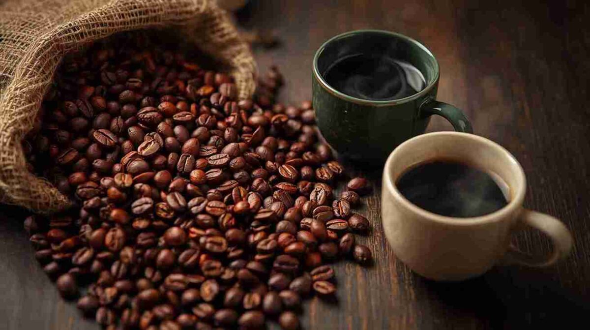 Qual o Melhor Café Gourmet? Top 10 Melhores em 2025 1 cafe gourmet graos e xicaras 1 1